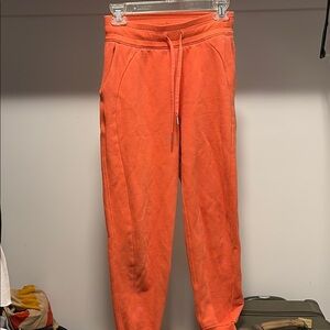 lululemon athletica Orange Scuba Pants
